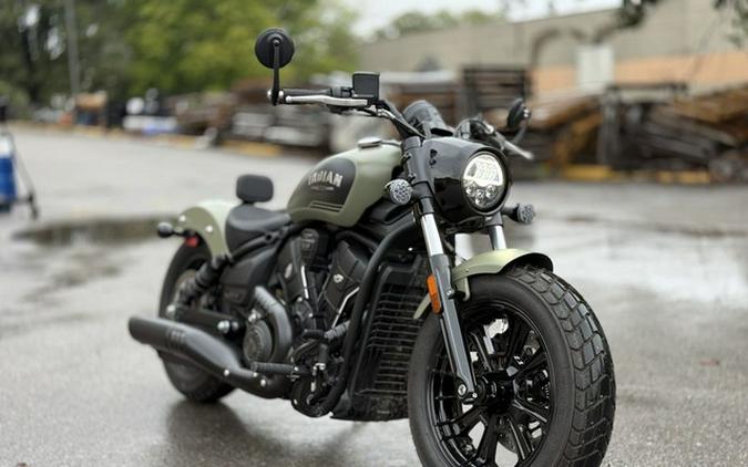 2026 Indian Scout Bobber Limited +Tech Moss Green Smoke