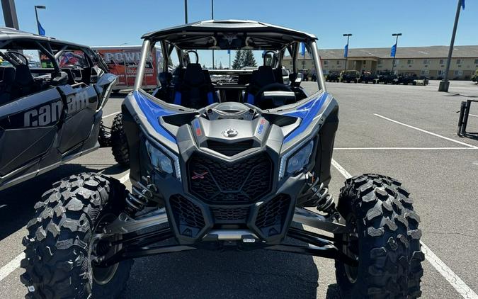 2024 Can-Am® Maverick X3 MAX X rs Turbo RR with Smart-Shox Dazzling Blue & Carbon Black