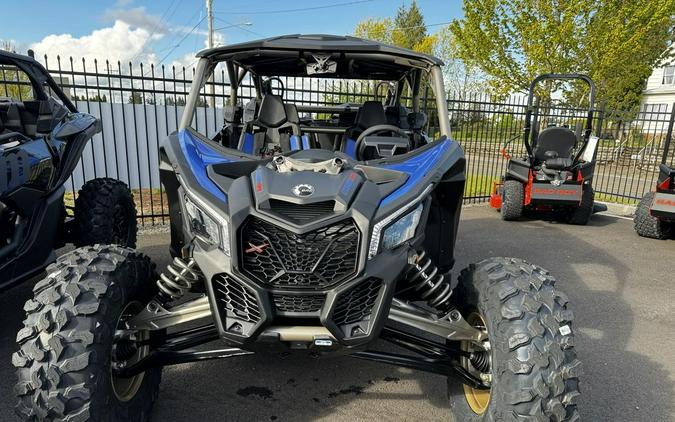 2024 Can-Am® Maverick X3 MAX X rs Turbo RR with Smart-Shox Dazzling Blue & Carbon Black