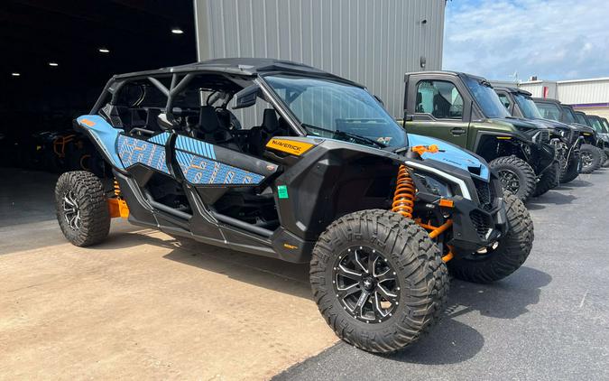 2025 Can-Am® Maverick X3 MAX DS Turbo Scandi Blue & Orange Crush