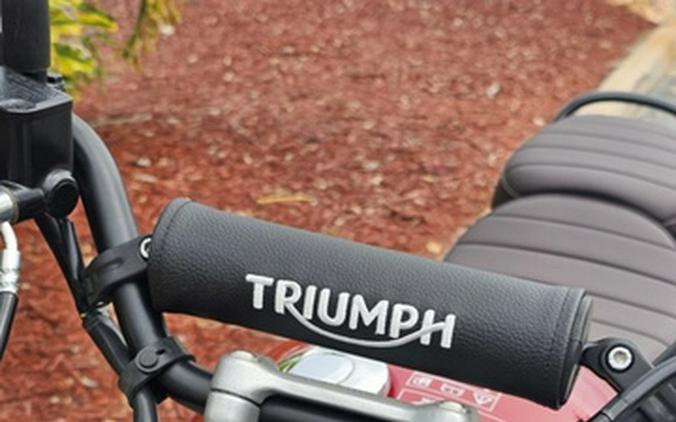 2024 Triumph Scrambler 400 X Carnival Red / Phantom Black