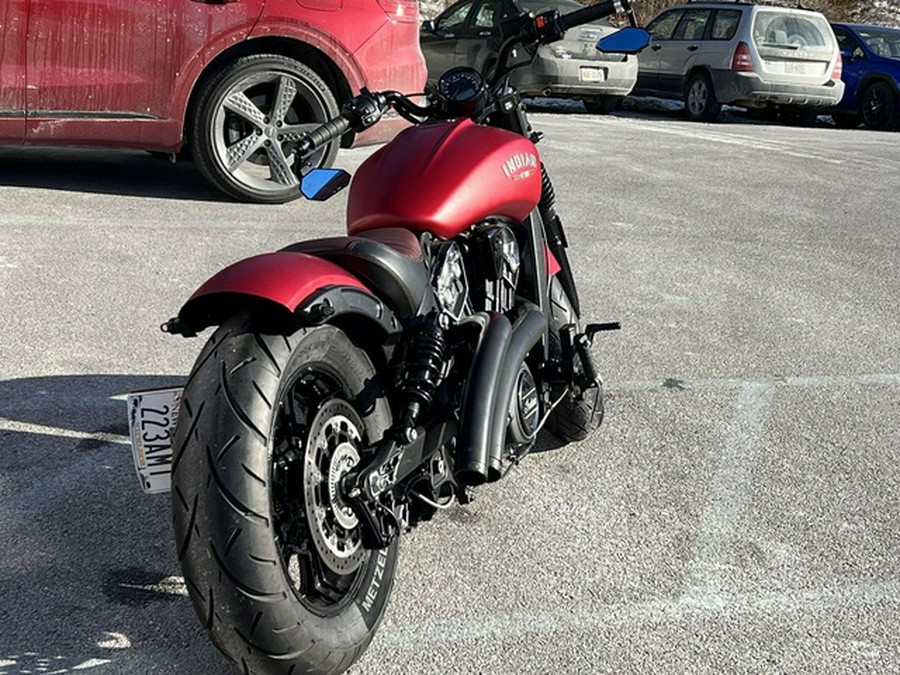 2023 Indian Scout Bobber ABS Ruby Smoke