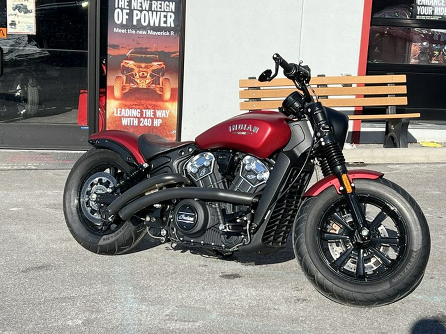 2023 Indian Scout Bobber ABS Ruby Smoke