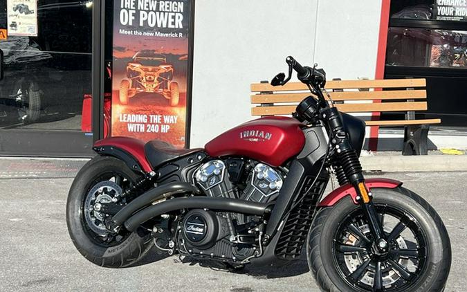 2023 Indian Scout Bobber ABS Ruby Smoke