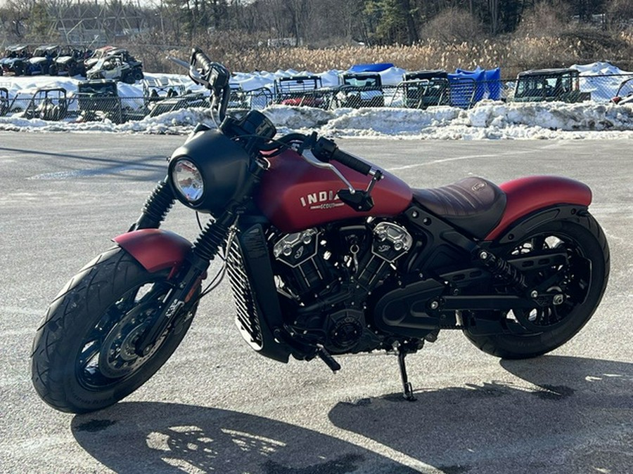 2023 Indian Scout Bobber ABS Ruby Smoke