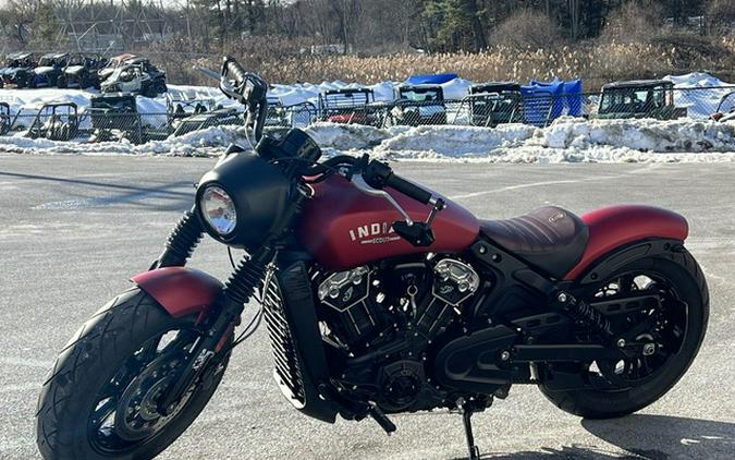 2023 Indian Scout Bobber ABS Ruby Smoke