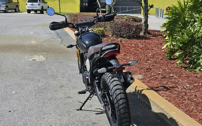 2024 Triumph Scrambler 400 X Phantom Black / Silver Ice