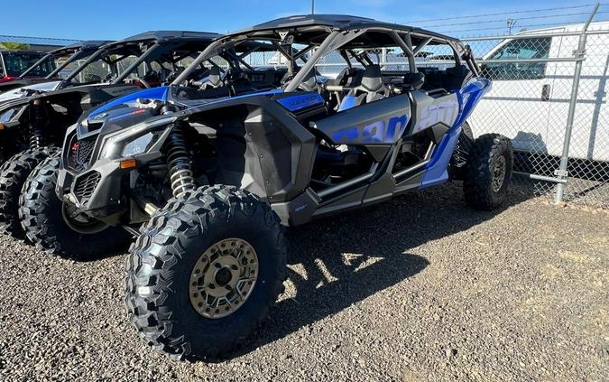 2024 Can-Am® Maverick X3 MAX X rs Turbo RR with Smart-Shox Dazzling Blue & Carbon Black