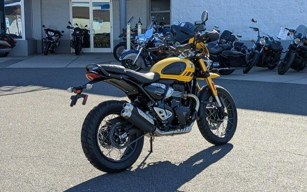 2025 Triumph Scrambler 400 XC Racing Yellow
