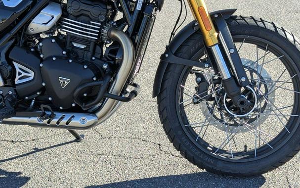 2025 Triumph Scrambler 400 XC Racing Yellow