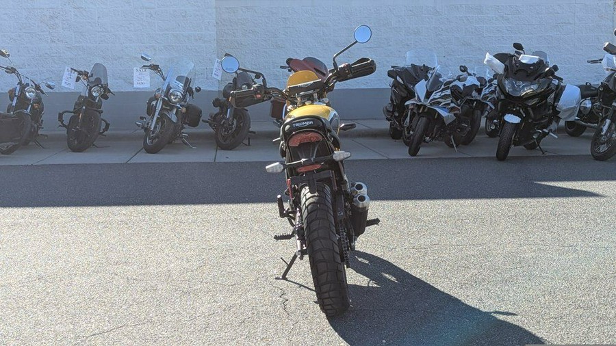 2025 Triumph Scrambler 400 XC Racing Yellow