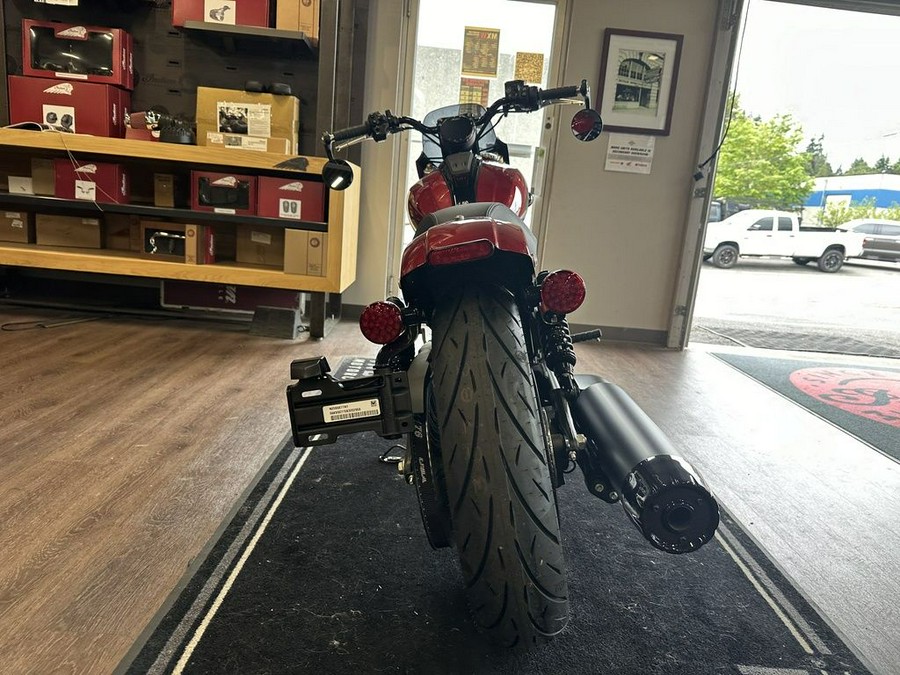 2025 Indian Motorcycle® 101 Scout® Sunset Red Metallic with Graphics