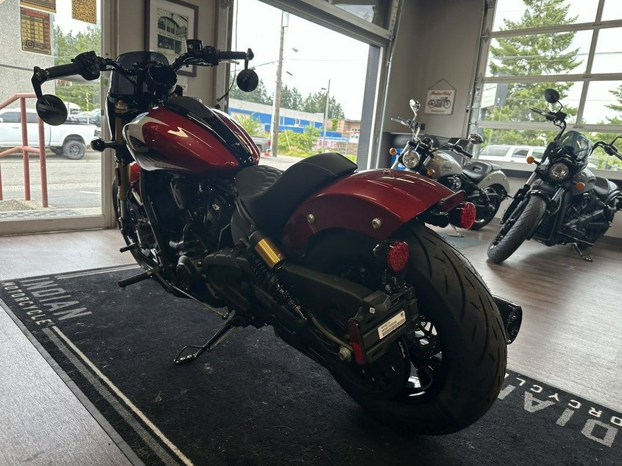 2025 Indian Motorcycle® 101 Scout® Sunset Red Metallic with Graphics