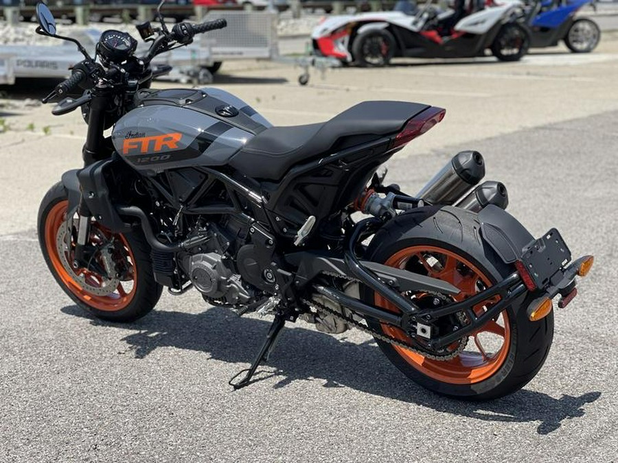 2023 Indian Motorcycle® FTR Stealth Gray/Orange Burst