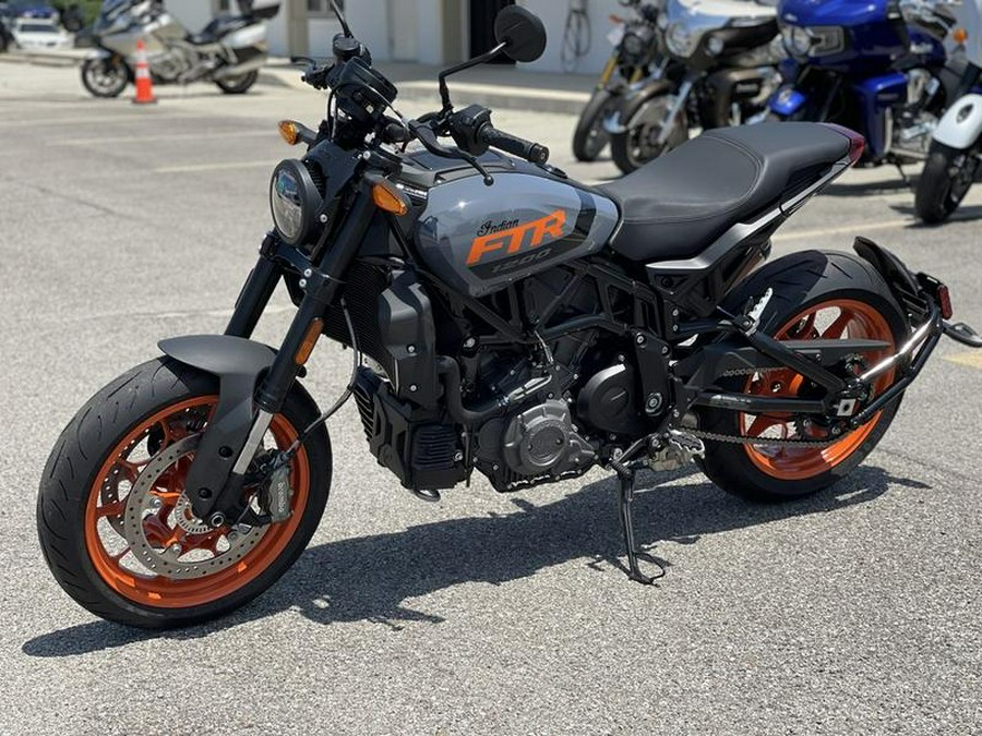2023 Indian Motorcycle® FTR Stealth Gray/Orange Burst