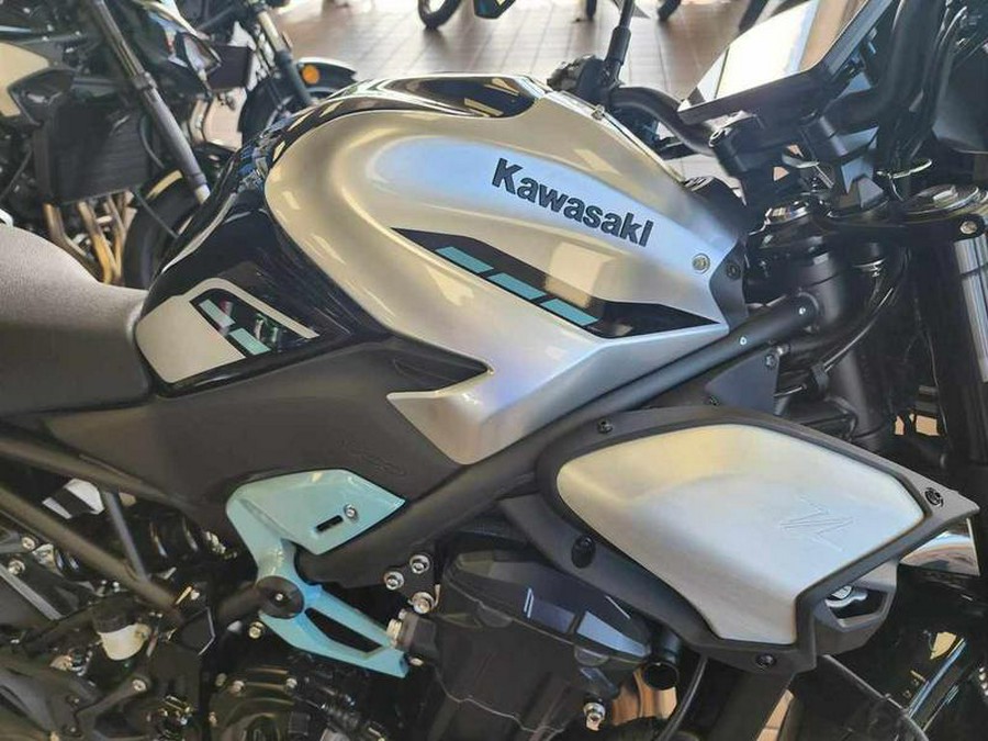 2025 Kawasaki Z900 ABS Galaxy Silver/Metallic Spark Black