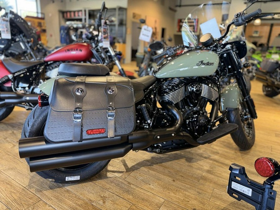 2025 Indian Super Chief Dark Horse Moss Green