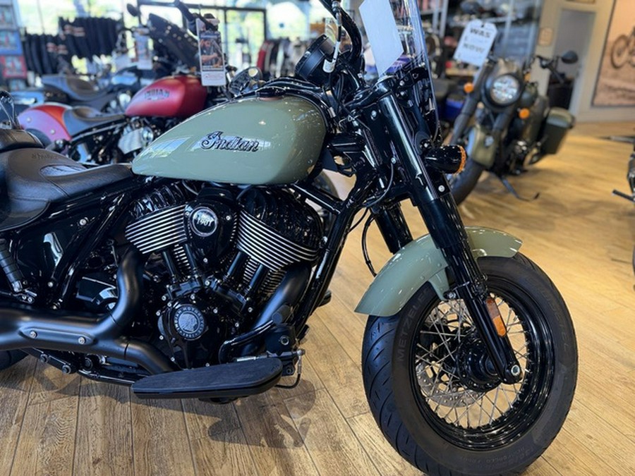 2025 Indian Super Chief Dark Horse Moss Green