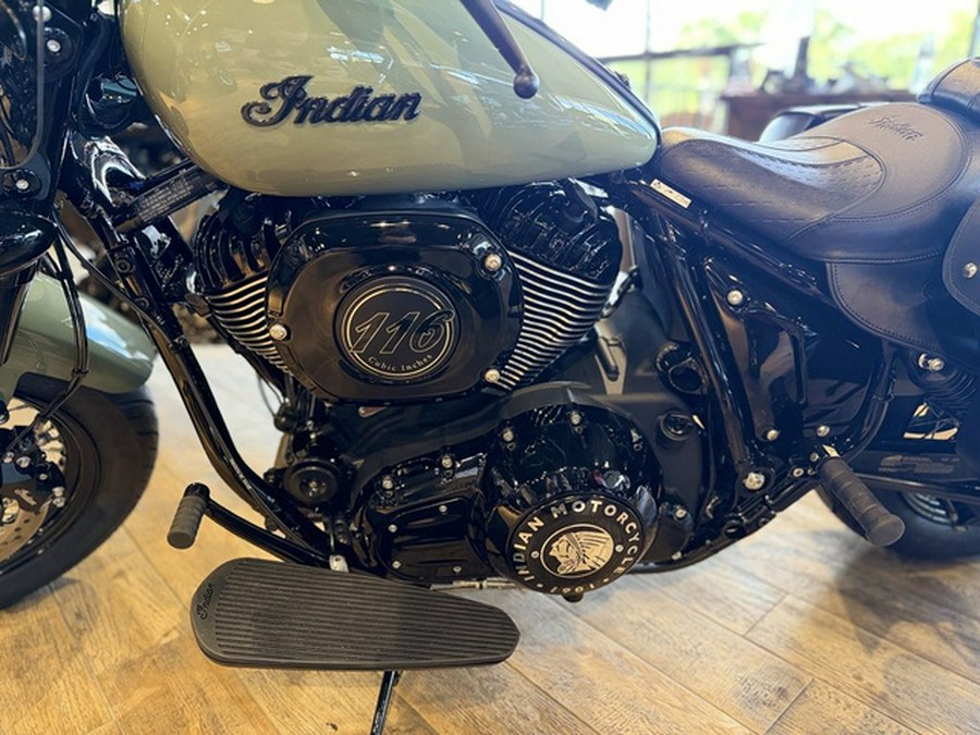 2025 Indian Super Chief Dark Horse Moss Green