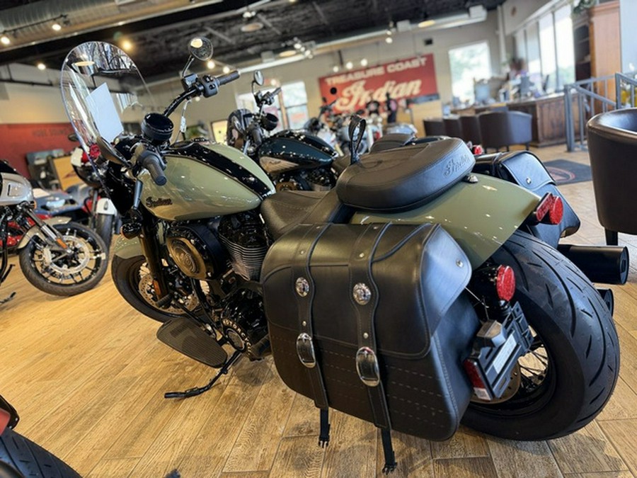 2025 Indian Super Chief Dark Horse Moss Green