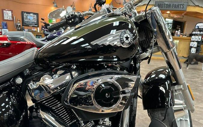 2026 Harley-Davidson® Fat Boy® Olive Steel Metallic / Vivid Black Chrome Trim