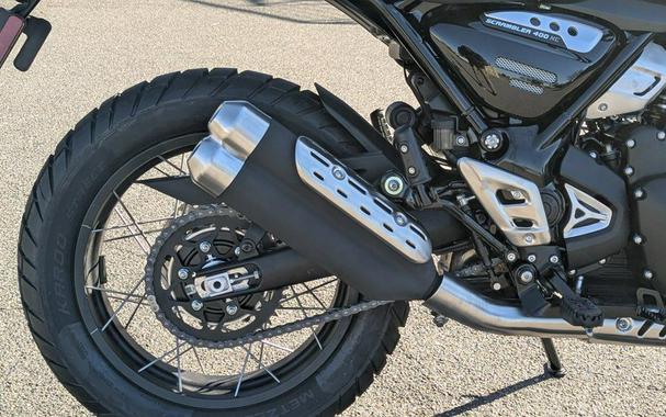 2025 Triumph Scrambler 400 XC Vanilla White