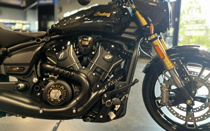 2026 Indian Motorcycle 101 SCOUT ONYX BLACK CRYSTAL W GRFX 49ST Base