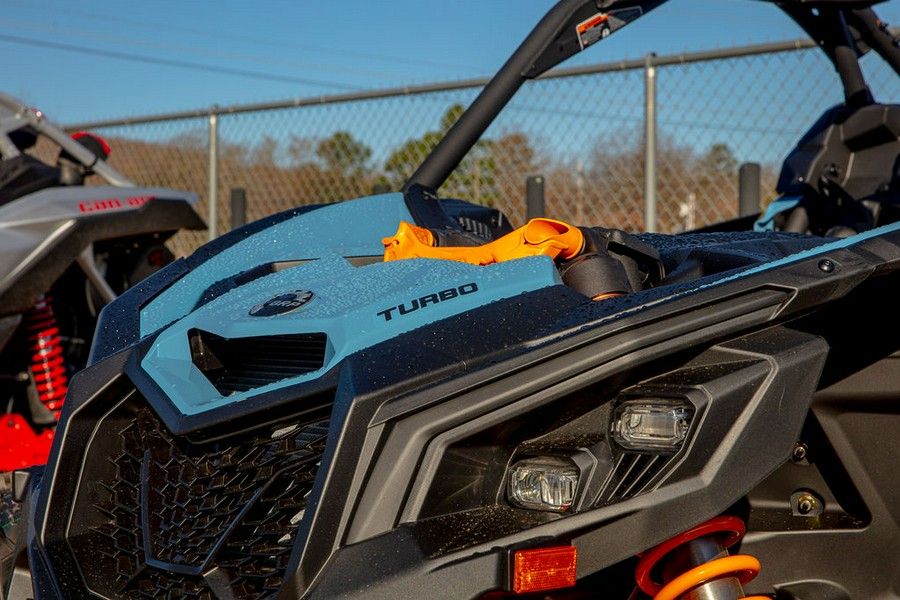 2026 Can-Am® Maverick X3 DS Turbo Scandi Blue & Orange Crush