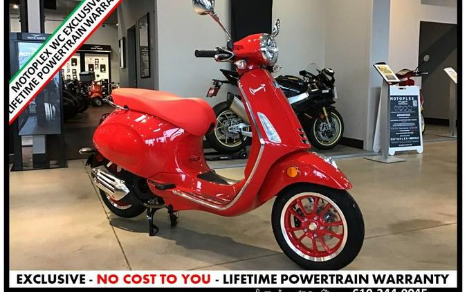 2023 Vespa Primavera 150 Red