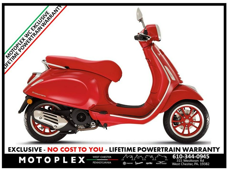 2023 Vespa Primavera 150 Red