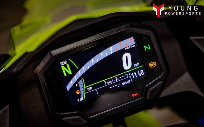 2026 Kawasaki Ninja 500 ABS Metallic Yellowish Green/Ebony