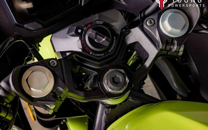 2026 Kawasaki Ninja 500 ABS Metallic Yellowish Green/Ebony