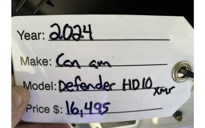 2024 Can-Am DEFENDER XMR HD10