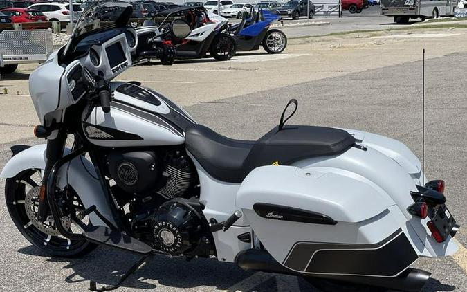 2024 Indian Motorcycle® Chieftain® Dark Horse® Ghost White Metallic Smoke