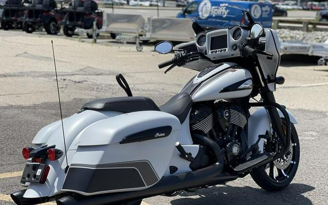 2024 Indian Motorcycle® Chieftain® Dark Horse® Ghost White Metallic Smoke