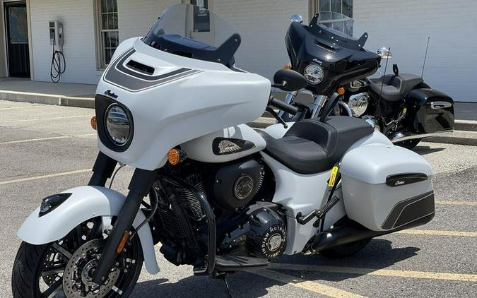 2024 Indian Motorcycle® Chieftain® Dark Horse® Ghost White Metallic Smoke