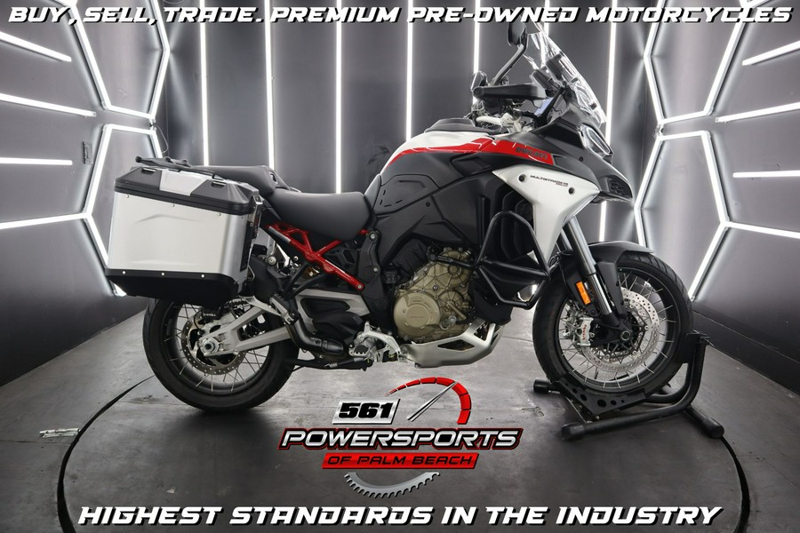 2025 Ducati Multistrada V4 Rally Adventure Travel & Radar