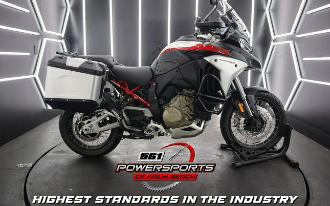 2025 Ducati Multistrada V4 Rally Adventure Travel & Radar