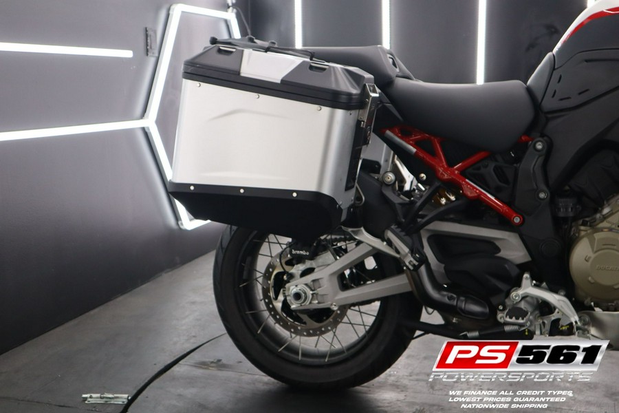 2025 Ducati Multistrada V4 Rally Adventure Travel & Radar