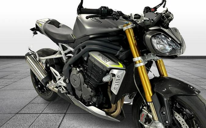 2023 Triumph Speed Triple 1200 RS Matte Silver Ice