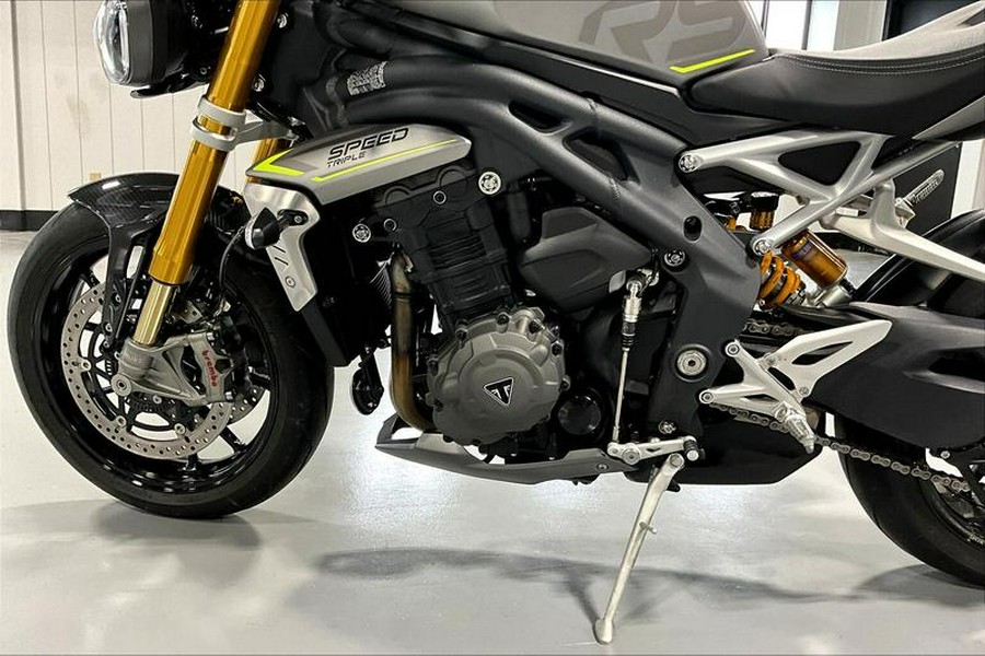 2023 Triumph Speed Triple 1200 RS Matte Silver Ice