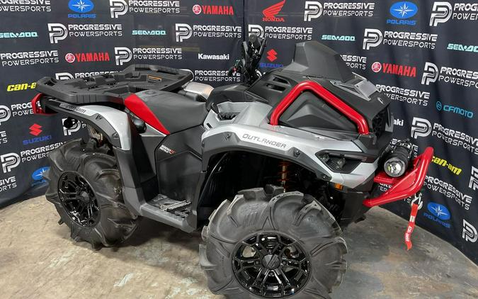 2025 Can-Am® Outlander X mr 1000R Hyper Silver & Legion Red