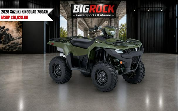 2026 Suzuki KingQuad 750 AXi