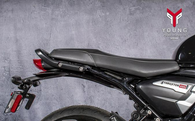 2026 Triumph Thruxton 400 Phantom Black / Aluminium Silver