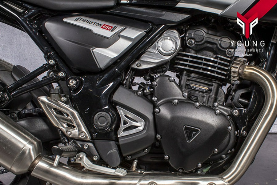 2026 Triumph Thruxton 400 Phantom Black / Aluminium Silver