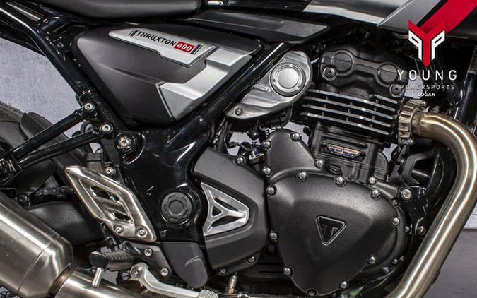 2026 Triumph Thruxton 400 Phantom Black / Aluminium Silver