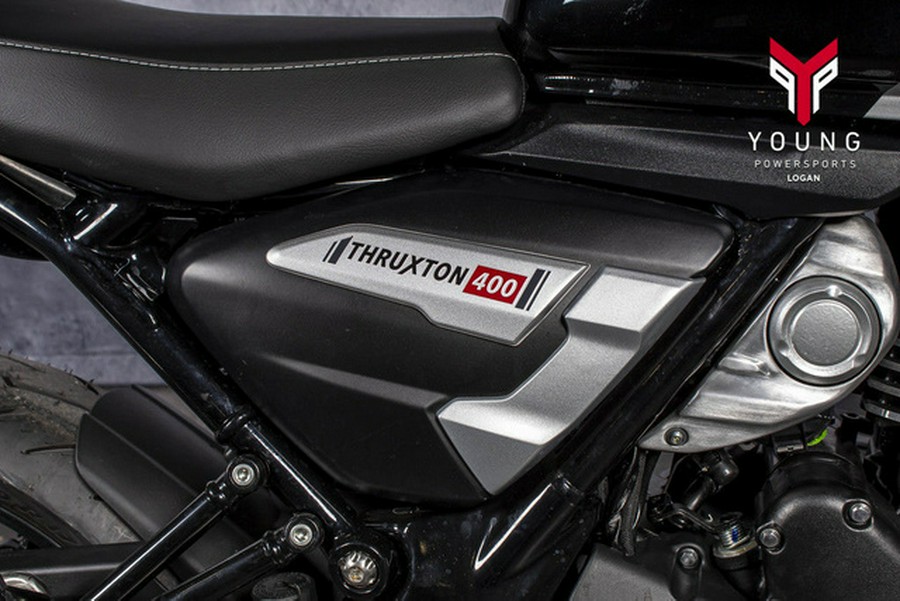 2026 Triumph Thruxton 400 Phantom Black / Aluminium Silver