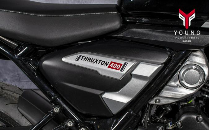 2026 Triumph Thruxton 400 Phantom Black / Aluminium Silver