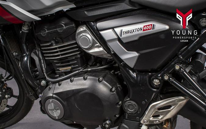 2026 Triumph Thruxton 400 Phantom Black / Aluminium Silver