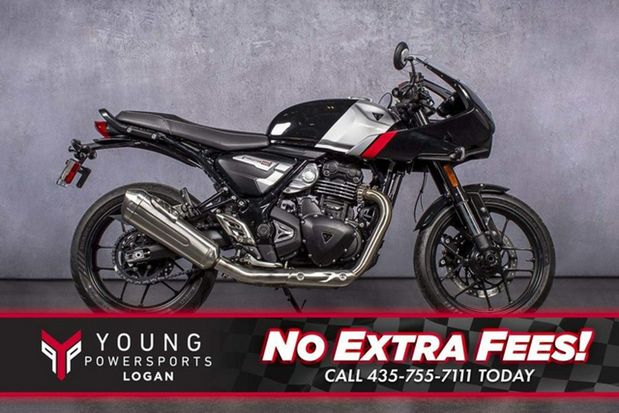 2026 Triumph Thruxton 400 Phantom Black / Aluminium Silver